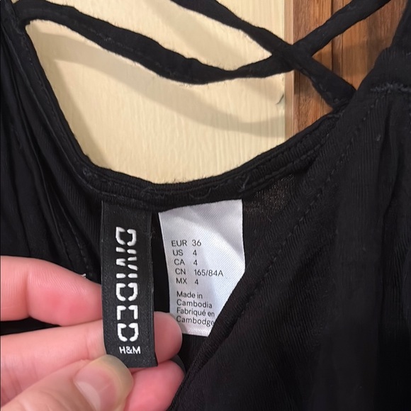 Black Spaghetti Strap Dress - Picture 2 of 5